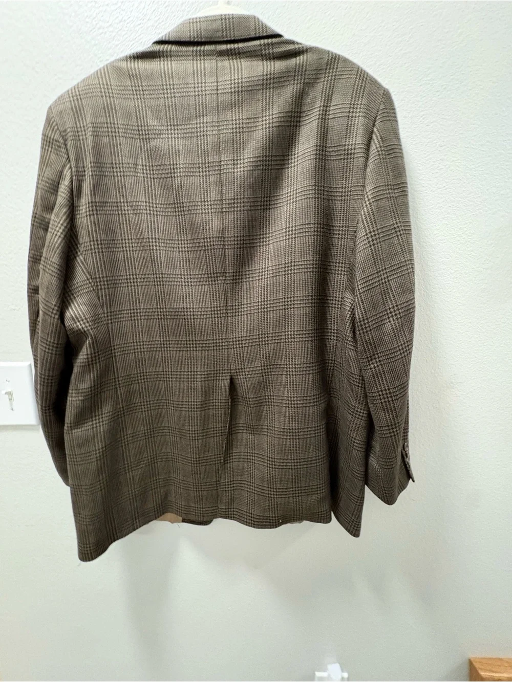 Nordstrom Brown & Tan Glen Plaid Sport Coat